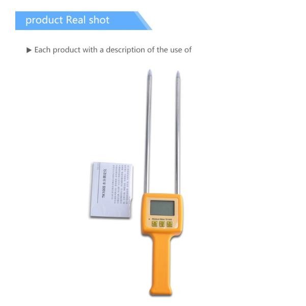 Digital moisture meter Portable Grain Moisture Meter TK100S use for Corn,Wheat,Rice,Bean,Wheat Flour