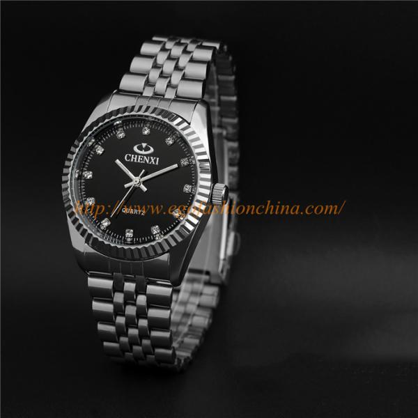 004A Couple Watch Pair Watches Man Woman Watch Ladies Watches Stainless Steel Watch New