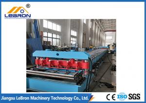 Quality Total Power 9.5kw Corrugated Roof Sheet Roll Forming Machine PLC Control PG And PI Material for sale