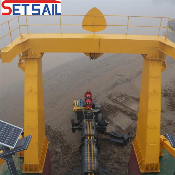 Diesel Power Type Cutter Suction Hydrocyclone Set Sail Hydraulic Dredger