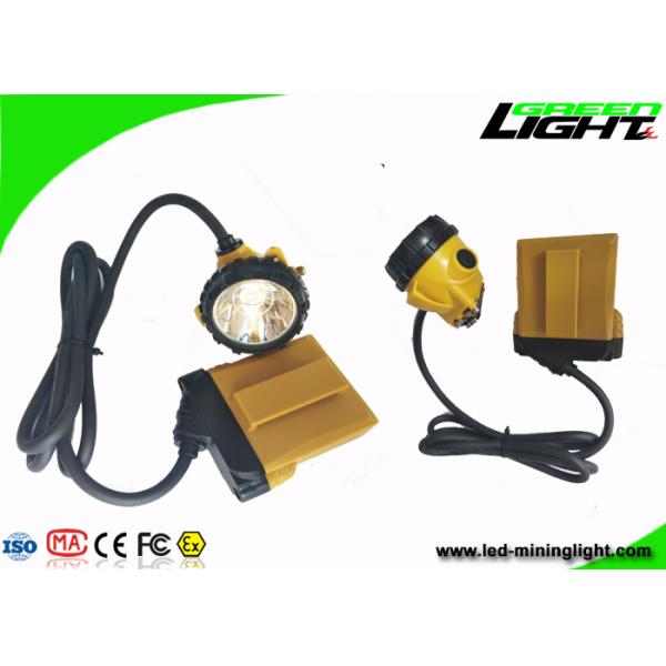 SOS Waterproof Led Headlamp 25000lux GL12-A LED 10.4Ah Anti Explosion PC Material