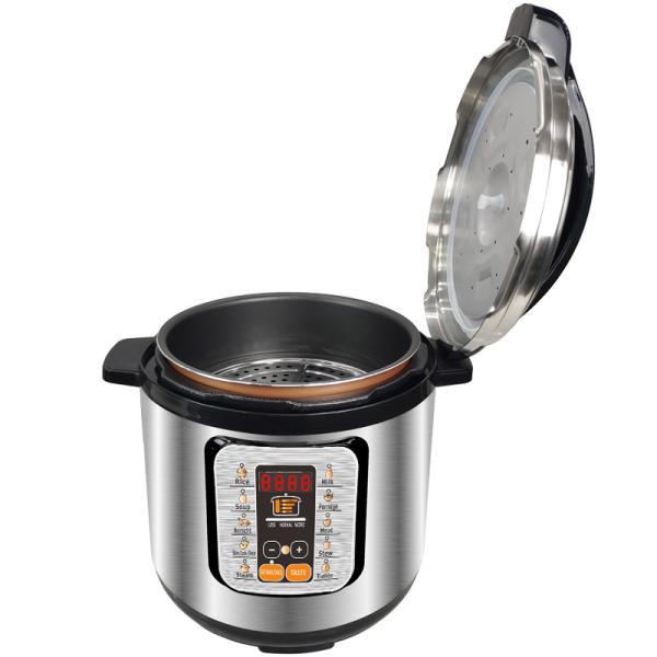 Programmable 1350W 8 Quart Electric Pressure Cooker For Hotel School