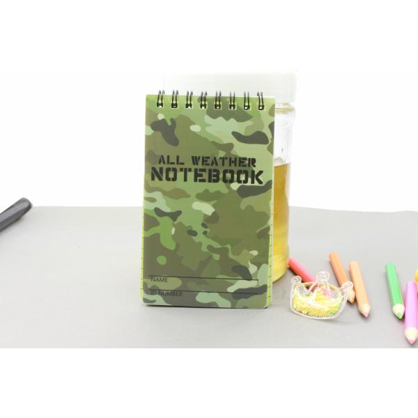 Foreign Language Learning Diary Notepad Waterproof Printed Notebook with Coil Binding