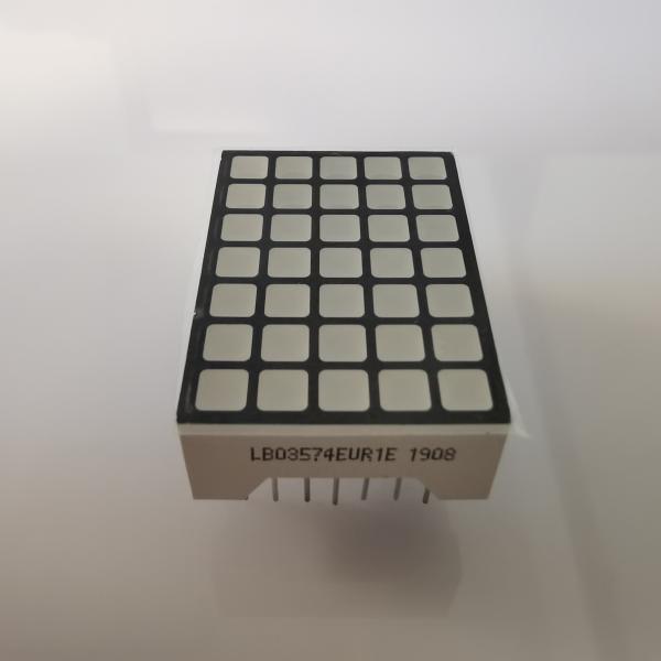 Square 3.39mm Dot 35mcd 1.1in 20mA Led Matrix Display Board