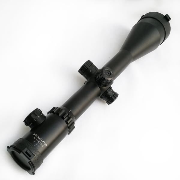 Waterproof / Fog Proof ED Lens Rifle Scope Matte Black Color For Hunting