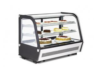 Quality Bakery Desktop Deli Refrigerated Display Case With LED Lighting for sale