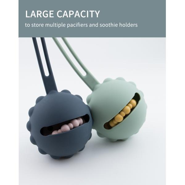 Cat Kitty Shape Silicone Pacifier Case pouch holder For Baby Toddler Teething pacifiers