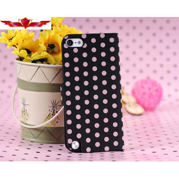 Foldable Ipod Touch 5 PU Leather Cases With Holder