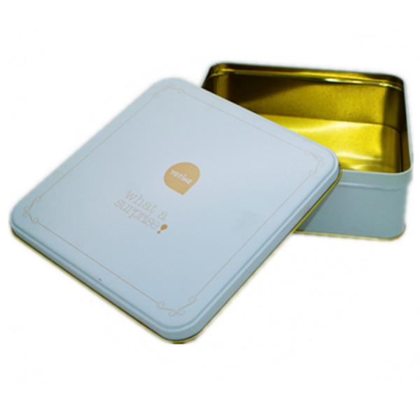 MSDS Rectangular Tin Can Candy Packaging Metal Mint Box