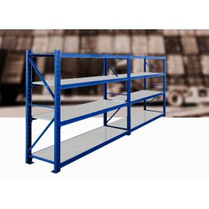 China Boltless Medium Duty Shelving Racking / Pallet Long Span Shelving System on sale