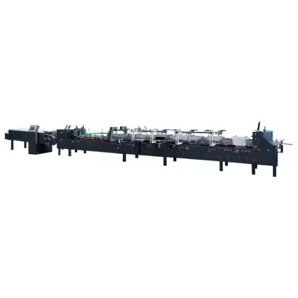 Multifunction Fully Automatic Folder Gluer Four And Six Corner Box Folding And Gluing Machine 380v