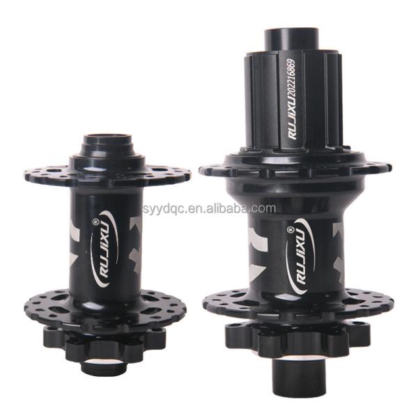 Front and Rear Bike Disc Brake Hub 24 Hole Clincher Type with Aluminum Alloy Rim