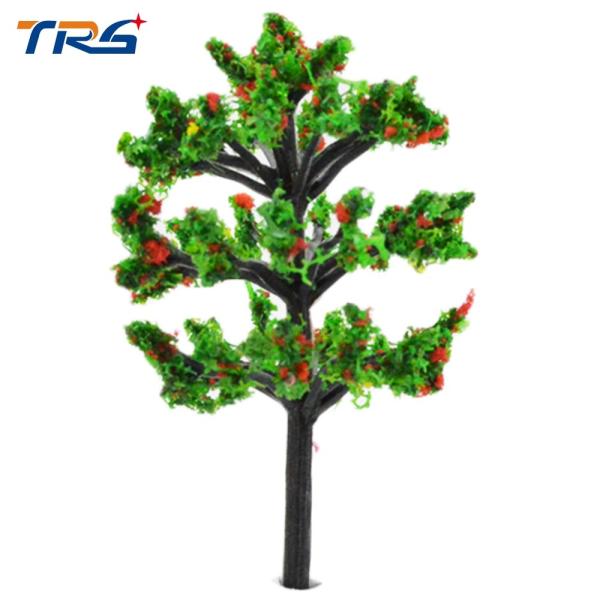 multy colors 4cm-12cm height architecture scale model coloful trees for model making train layout