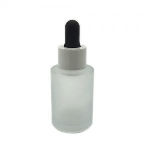 Quality Frosted White Essential Oil Dropper Bottles Nontoxic K1004 15ml 30ml for sale