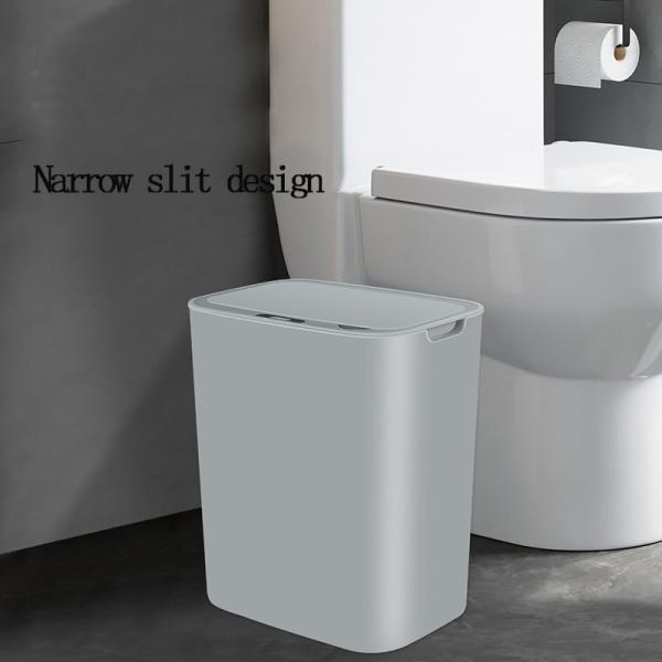 Household Toilet Automatic Induction Slit Type Plastic Intelligent Induction Garbage Can