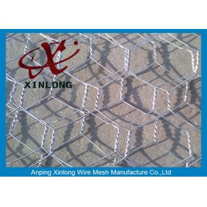 Eco Friendly Heavy Gauge Chicken Wire , Long Life Hexagon Metal Mesh