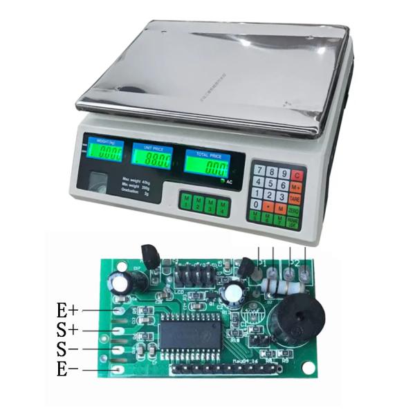 High Precision 24-Bit ADC Electronic Scale Hardware 20.7-Bit Stationary Code kg Unit Custom ODM Support 0.1g Accuracy OEM