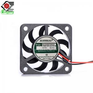 Quality Square Sleeve Bearing DC Axial Cooling Fan , 40mm Case Fan Plastic Blade for sale