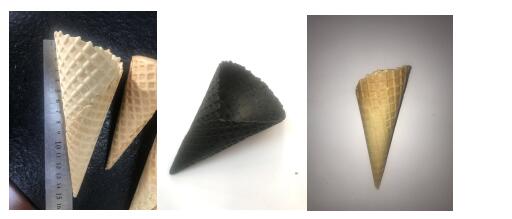 Ice Cream Cone Biscuit Making Machine , Waffle Cone Making Machine L6.6xW2.1xH2m