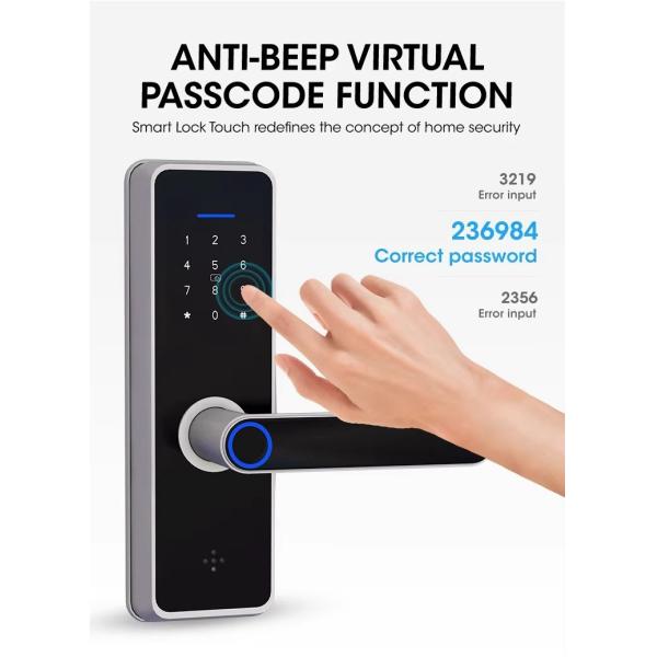 TTlock Smart Wifi Door Lock Zinc alloy Card Entry Door Lock