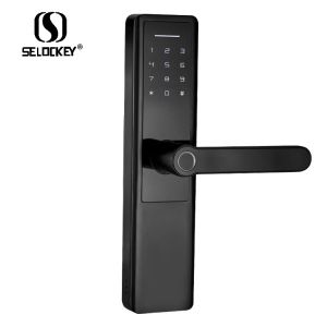Buy cheap Alarm Tuya Zigbee Card Key Fingerprint Door Locks from wholesalers