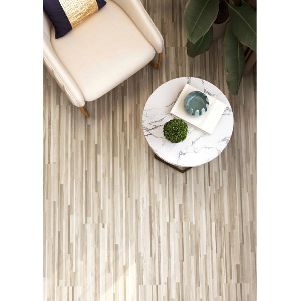 Splicing Oak SPC Flooring 4mm GKBM SY-W3004 0.3-0.6mm