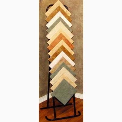 Foldable 12 30x30cm Ceramic Sample Board Display Racks