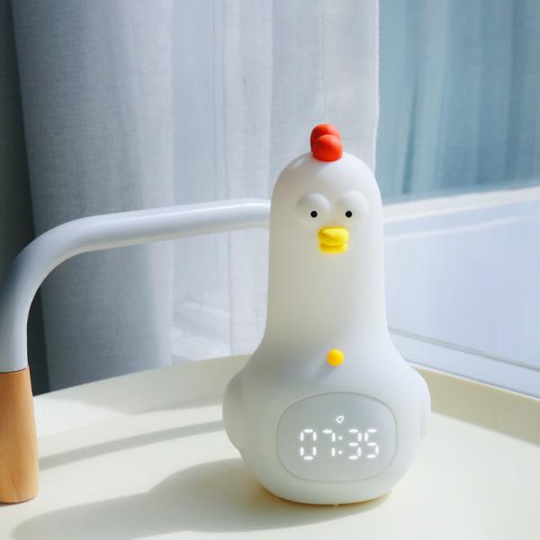 Little Kid Smart Wake Trainer Bedside Nite Light White Noise Alarm Clock Radio