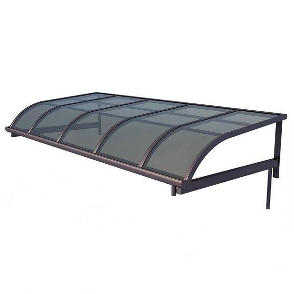 Aluminum Frame Polycarbonate Canopy Featuring PC Coated Sail Finishing Ideal for Outdoor Commercial Vehicle Parking and Storage Needs