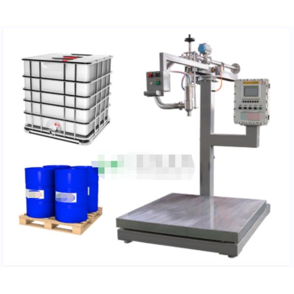 Lubricant IBC Filling Equipment , Oil Barrel Water Filling Machine