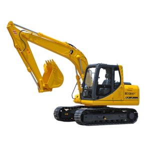 Buy cheap Hydraulic Heavy Equipment Excavator SC130.8 With Closed Cab 82KW Cummins Diesel from wholesalers