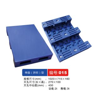 Quality twin-sheet thermoformed&amp;Vacuum forming print plastic pallet 1020*715*160MM for sale