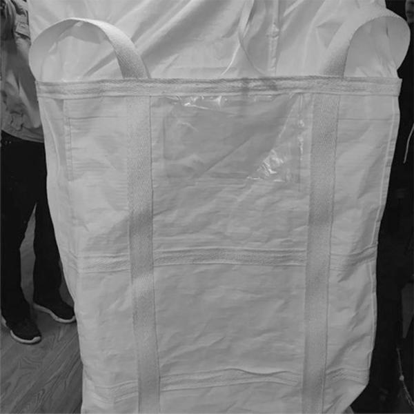 Heavy Duty FIBC Jumbo Bags Flexible Ton Baffle Intermediate Bulk Container