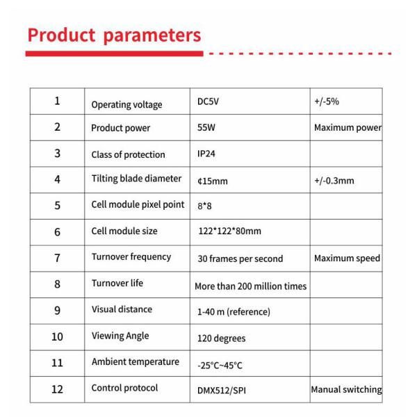 15mm 8x8 Mechanical Flip Dot Display Screen Interactive Flip Billboard Retailer