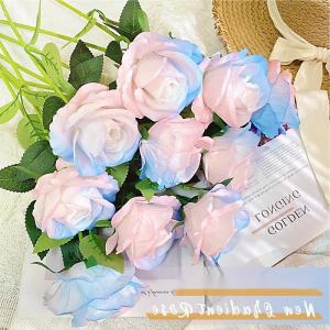 China Silk Fairy Rose Fake Peony Bouquet For Holiday Bridal on sale