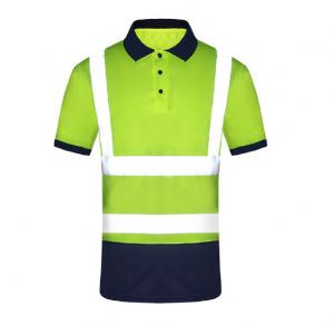 Quality Reflective PPE Safety Wear Road Work Manager Reflective POLO Shirt/T-Shirt Customizable Logo for sale