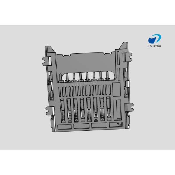 SD Card Connectors, Secure Digital Compatible Card, 8 Position, Surface Mount, Right Angle