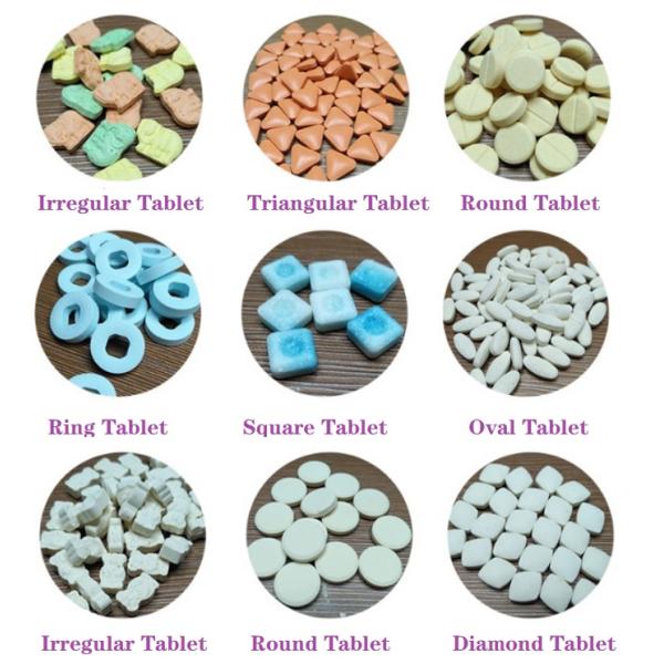 Round Irregular Letter Symbol Engraving Tablet Manufacturing Machine 60r/Min