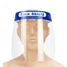 Buy cheap Curved Anti Fog Face Shield , Elastic Band Disposable Cpr Face Shields from wholesalers
