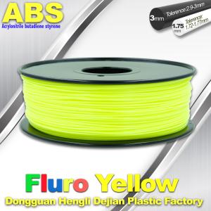 Quality Fluorescent ABS 3d Printer Filament ABS 3D Printing Material For Desktop Printer for sale