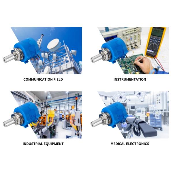 3590S Multi Turn Rotary Wirewound Potentiometer 10 Turn 100Ω-100KΩ