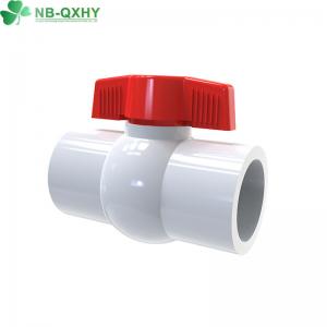 Quality Swimming Pool Water Pipe Connector PVC Plastic Ball Valve with Flexible Structure for sale