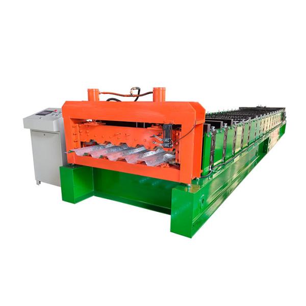 Thickness 0.8-1.2mm Floor Deck Roll Forming Machine with 24 rows Roller station