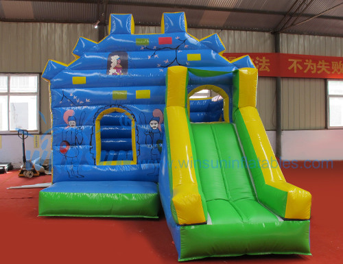 Customized Size Inflatable Princess Bounce House , Kids Blow Up Jumpers