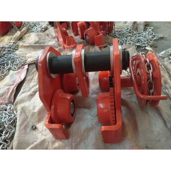 3M 0.5T Geared Girder Lifting Beam Trolley Hand Chain Galvanized