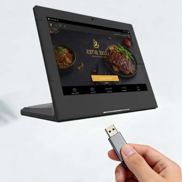 Interactive Touch Screen Digital Menu Board with POS Integration, High-Definition Display, and Multi-Language Support