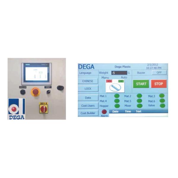 Two Components Gravimetric Dosing Unit For Extruder 1000kg/H