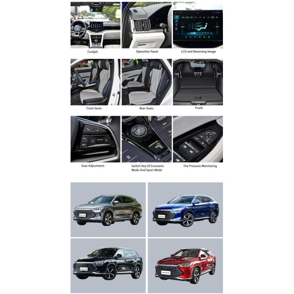 Compact Fully Electric SUV Sleek BYD Song Plus Plug In EV Hybrid SUV