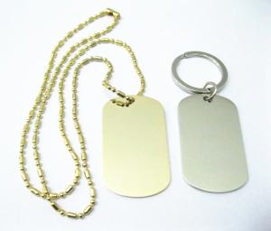 China Zinc Alloy Stainless Steel Dog Tags , Aluminum Material Custom Engraved Dog Tags on sale