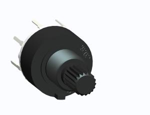 Quality Through Hole Termination Style Electronic Rotary Switch 1A 125VAC Contact Rating for sale